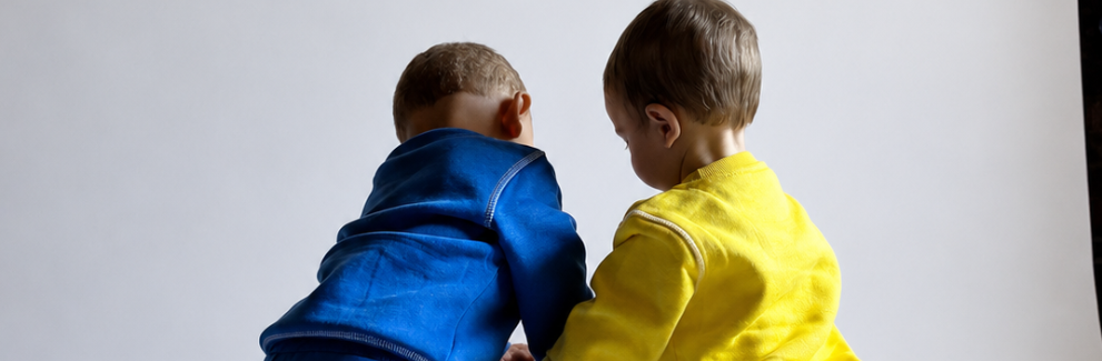 Toddlers in matching sets